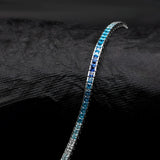Blue Sapphire Gradient Tennis Bracelet