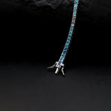 Blue Sapphire Gradient Tennis Bracelet