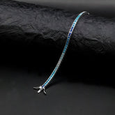 Blue Sapphire Gradient Tennis Bracelet