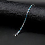 Blue Sapphire Gradient Tennis Bracelet