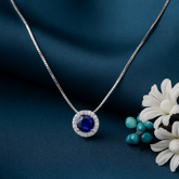 Sapphire Radiance Pendant
