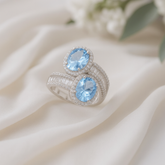 Aqua Toi et Moi Ring