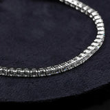 Round Cut White CZ Tennis Bracelet