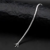 Round Cut White CZ Tennis Bracelet