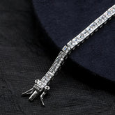Princess Cut Square Stone Tennis Bracelet