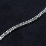 Princess Cut Square Stone Tennis Bracelet