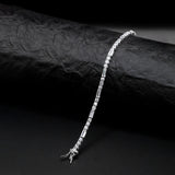 Baguette Diamond Cut Tennis Bracelet
