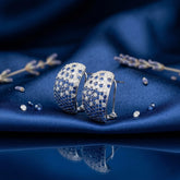 Sapphire Gradient Pavé Dome Earring