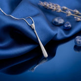 White Teardrop Pendant