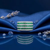 Emerald Prestige Row Channel Ring