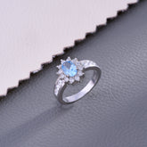 Ocean Dream Solitaire Ring