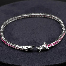 Pink Sapphire Tennis Bracelet