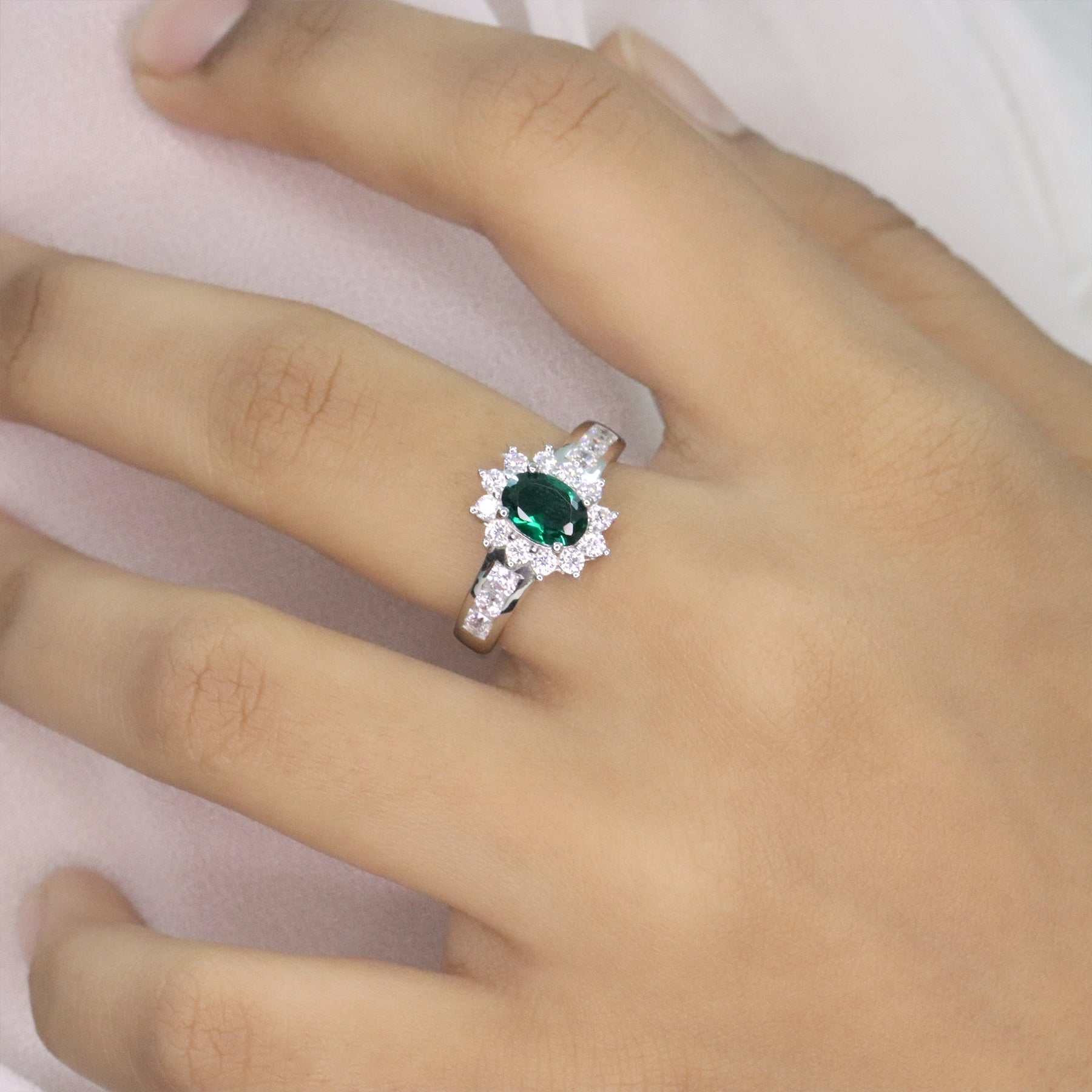 Evergreen Grace Solitaire Ring