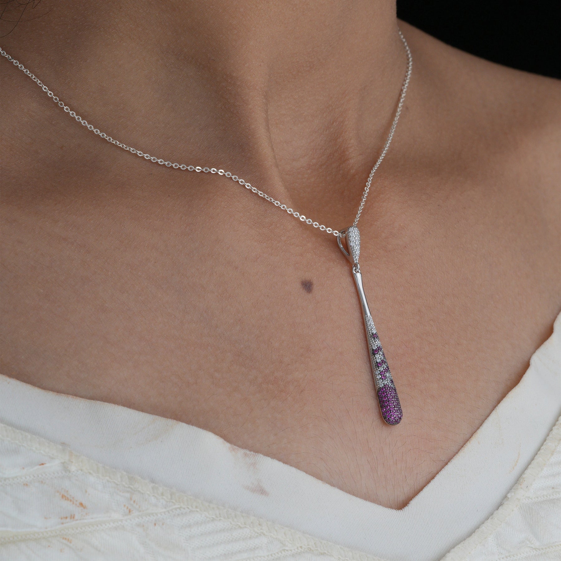 Ruby Teardrop Pendant