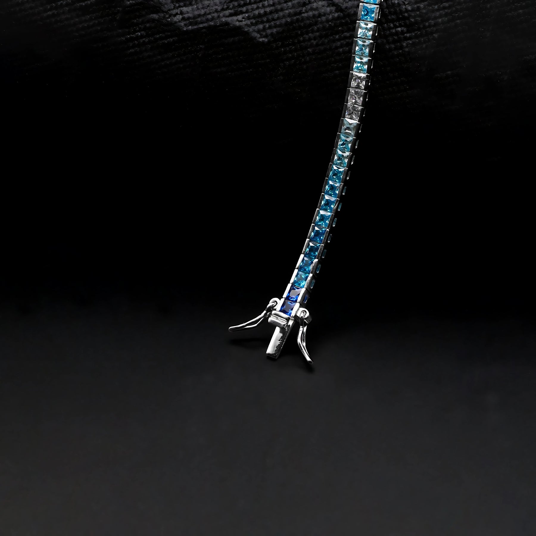 Blue Sapphire Gradient Tennis Bracelet