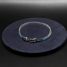 Blue Sapphire Gradient Tennis Bracelet