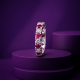 Ruby Eternity Ring Band