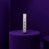 White Eternity Ring Band
