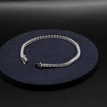 Round Cut White CZ Tennis Bracelet