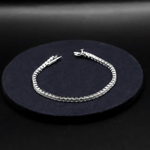 Round Cut White CZ Tennis Bracelet