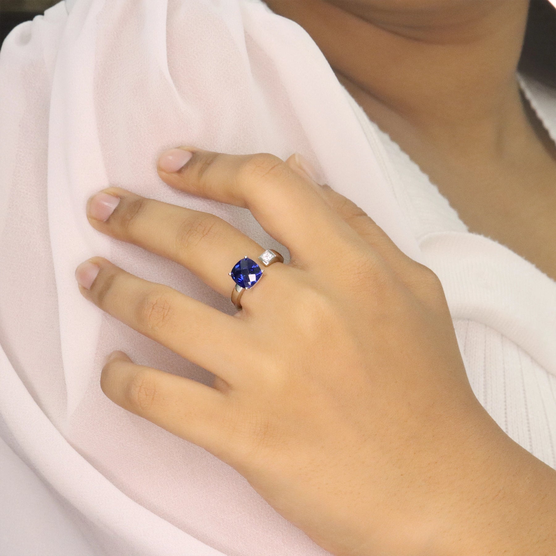 Monaco Mystic Sapphire Ring