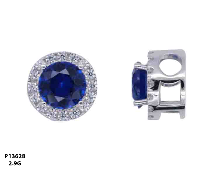 Sapphire Radiance Pendant