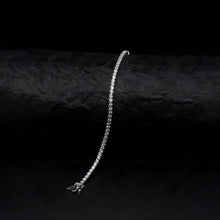 Round Brilliant Cut White CZ Tennis Bracelet