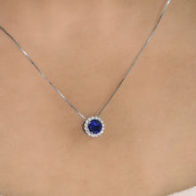 Sapphire Radiance Pendant