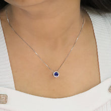 Sapphire Radiance Pendant