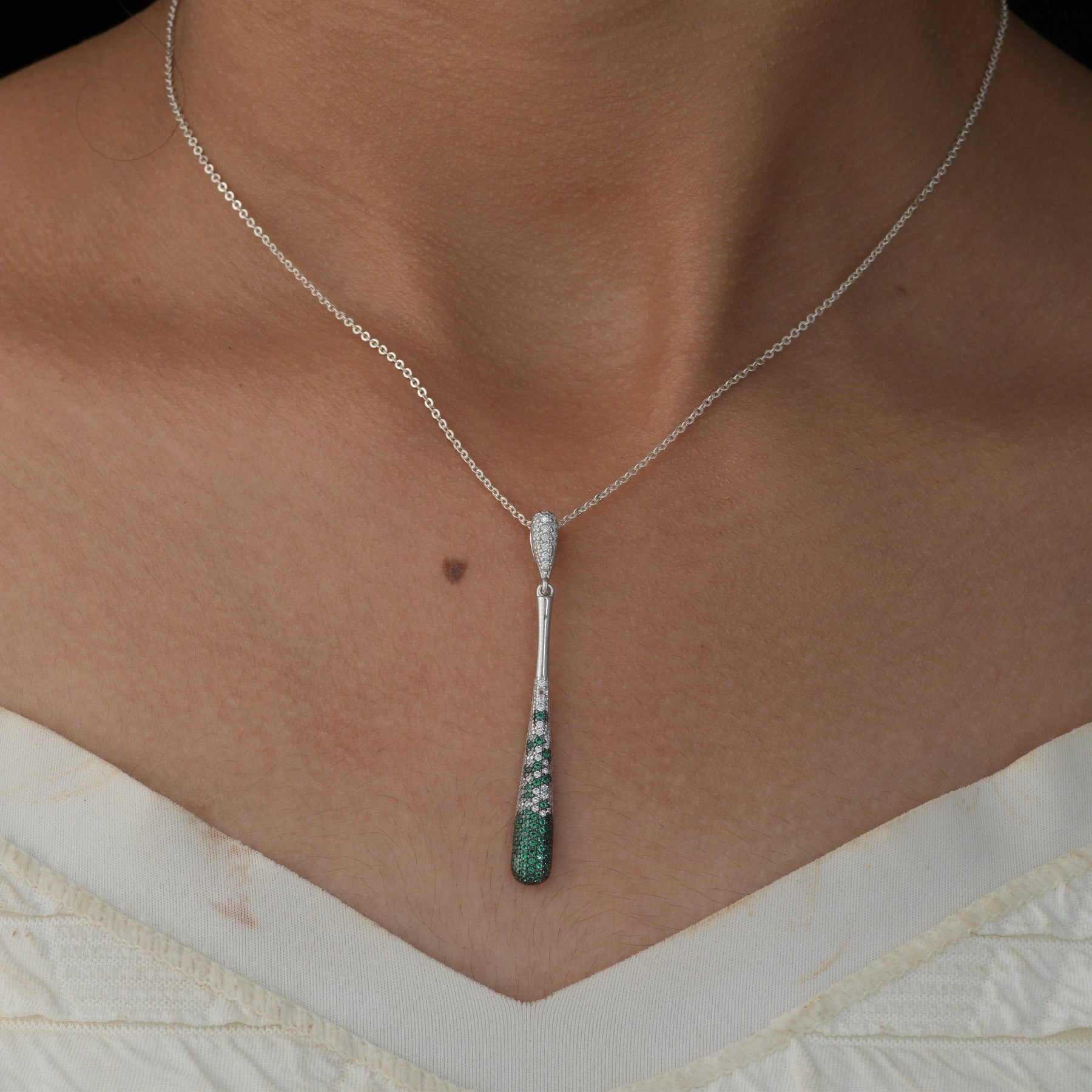 Emerald Teardrop Elegance Set