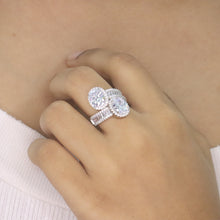White Toi et Moi Ring