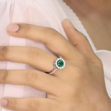 Nature’s Bloom Halo Ring