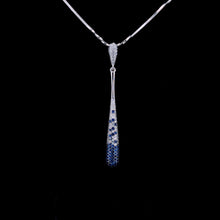 Sapphire Teardrop Pendant