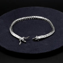 Princess Cut Square Stone Tennis Bracelet
