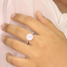 Radiant Bloom Halo Ring