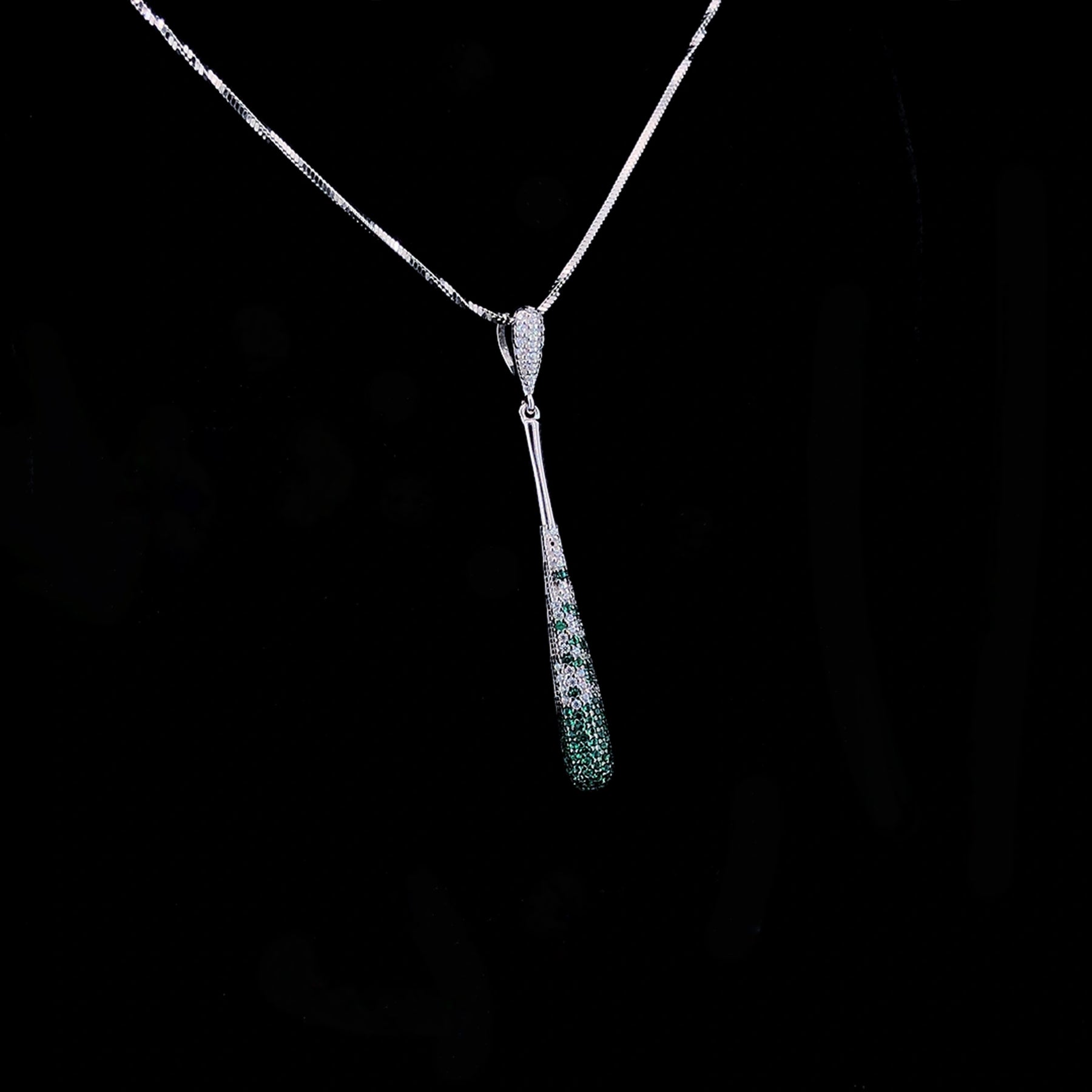 Emerald Teardrop Pendant