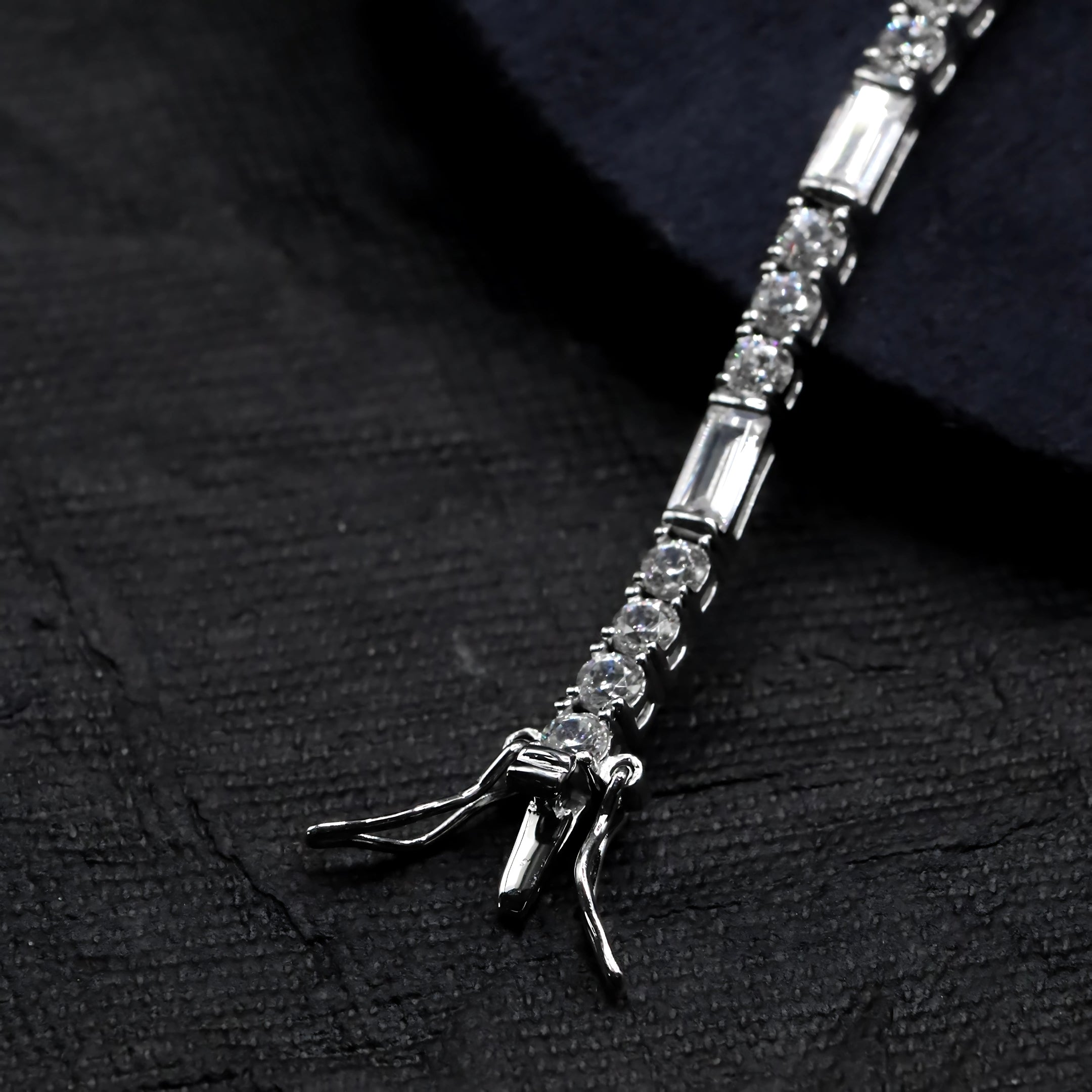 Baguette Diamond Cut Tennis Bracelet