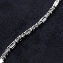 Baguette Diamond Cut Tennis Bracelet