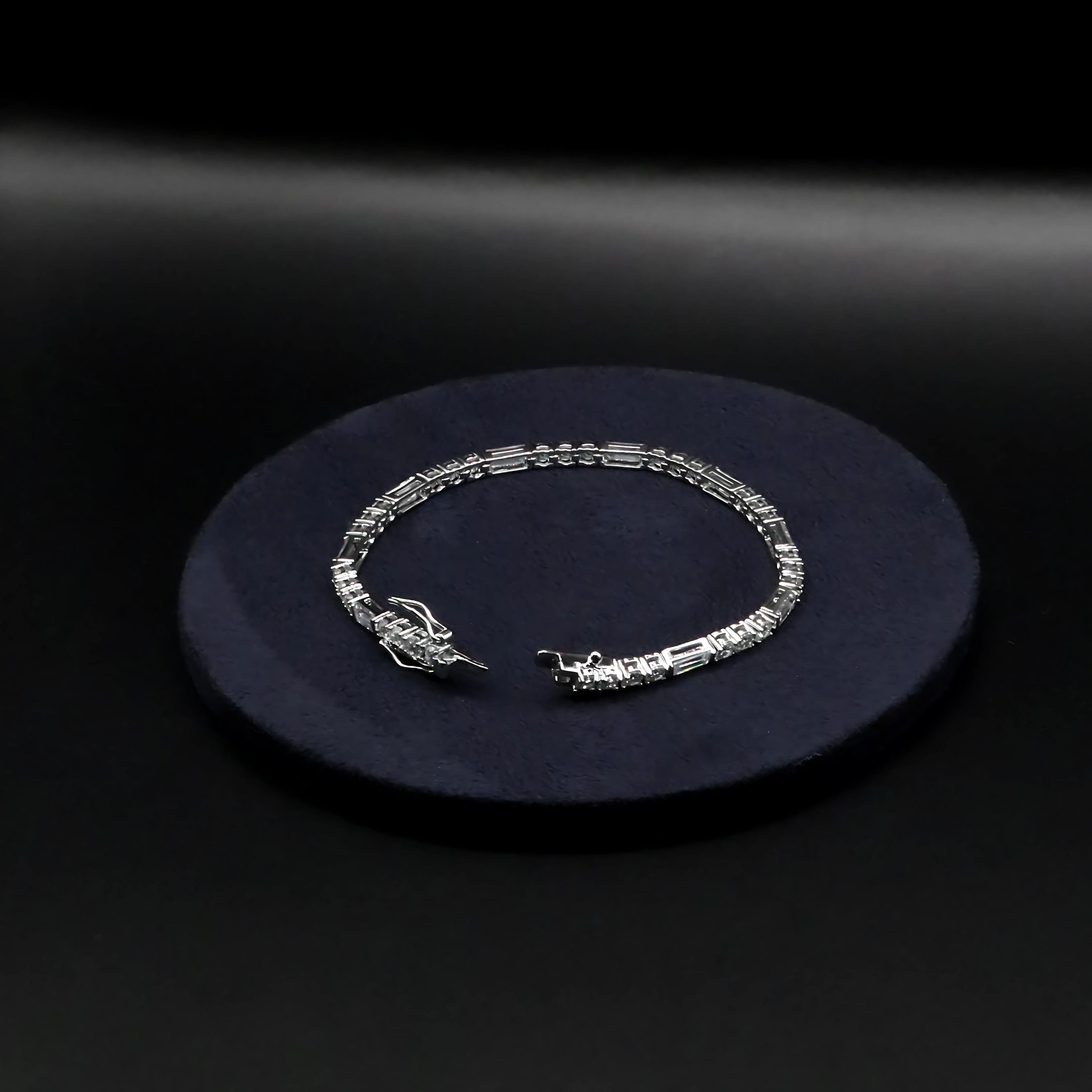 Baguette Diamond Cut Tennis Bracelet