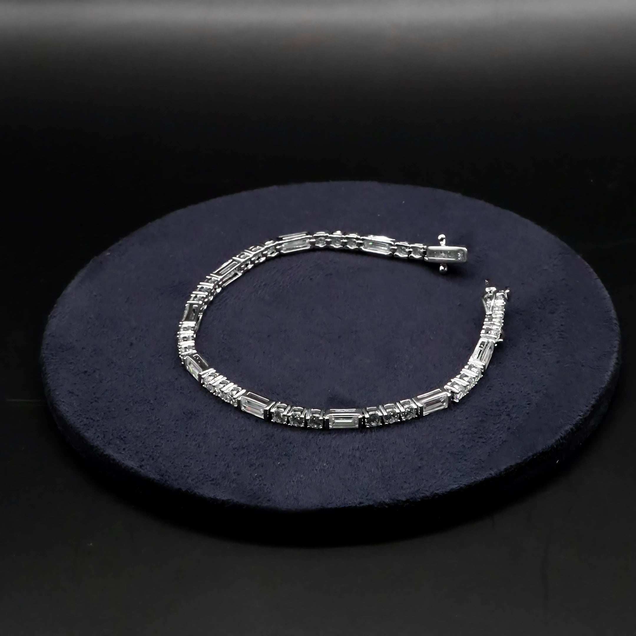 Baguette Diamond Cut Tennis Bracelet