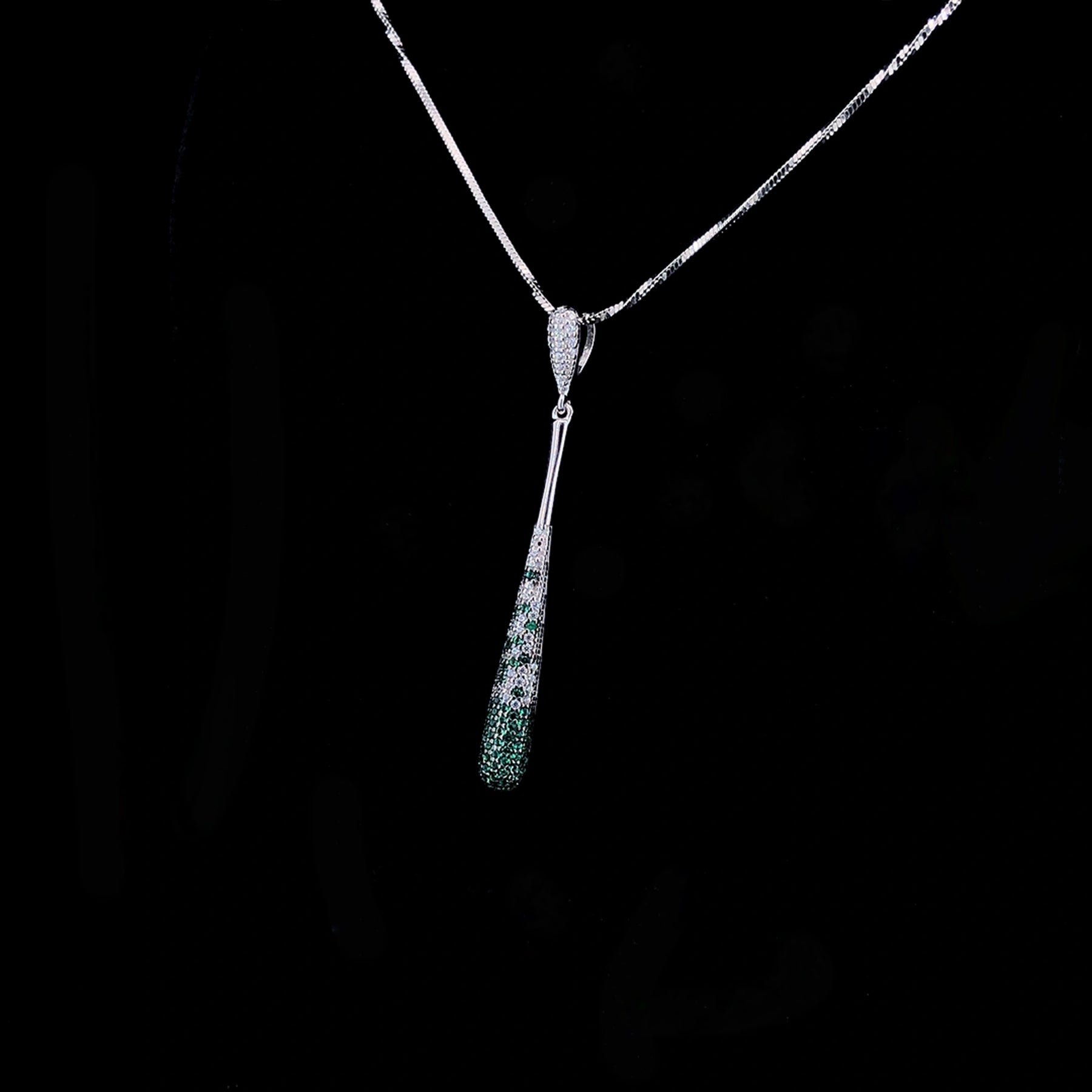 Emerald Teardrop Pendant