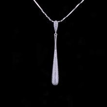 White Teardrop Pendant