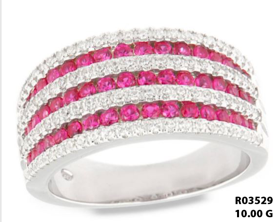 Ruby Prestige Row Channel Ring