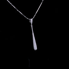White Teardrop Pendant