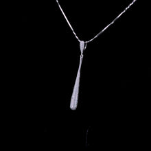 White Teardrop Pendant