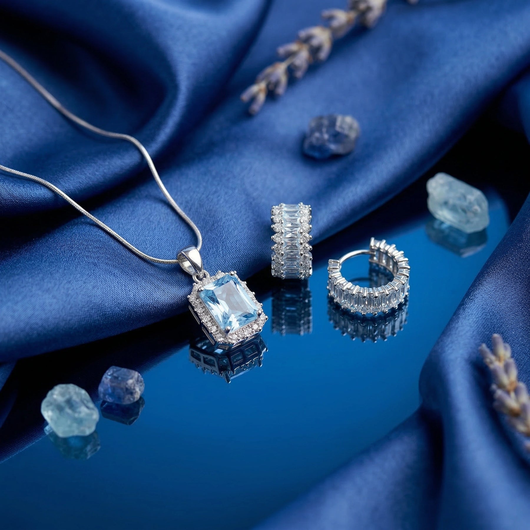 Aqua Princess Halo Elegance Set