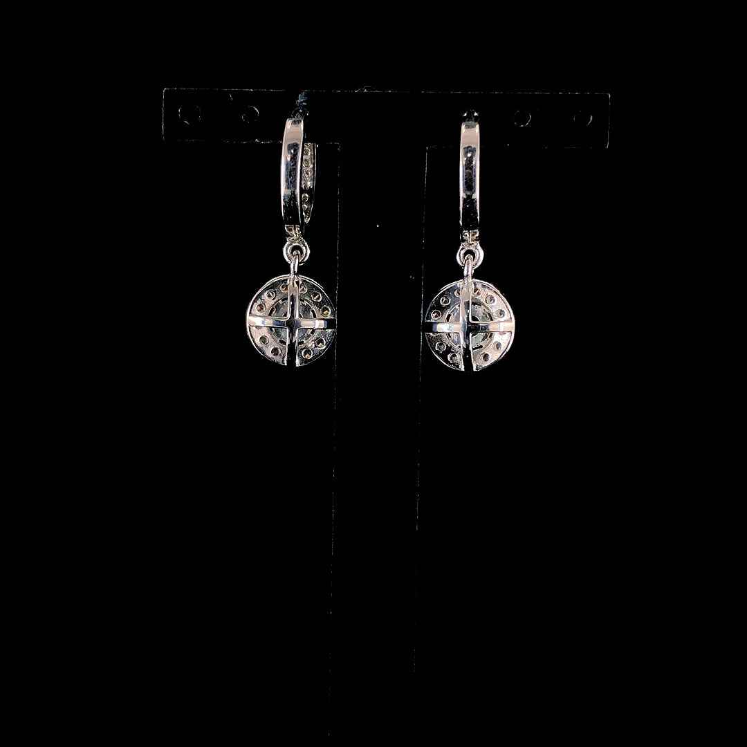 Emerald Celestia Halo Earrings