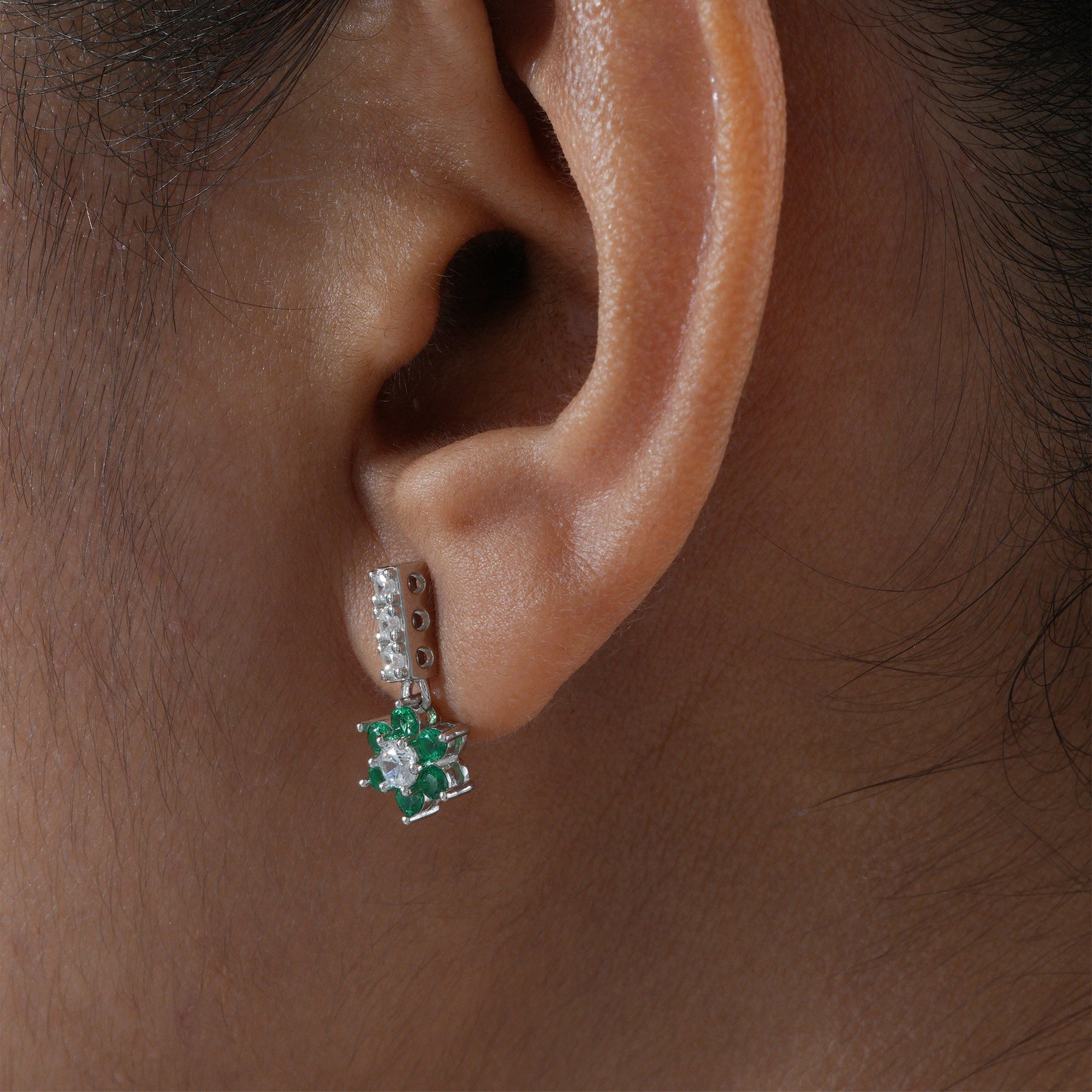 Emerald Blossom Floral Set