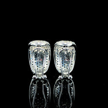 Sapphire Gradient Pavé Dome Earring