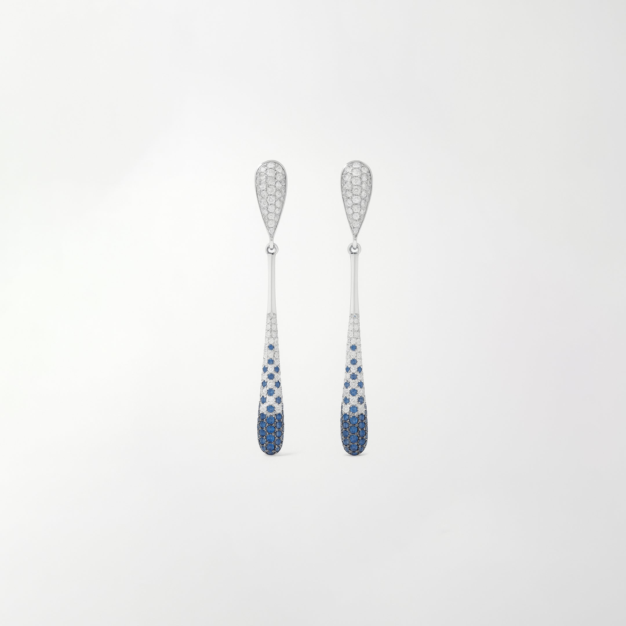 Sapphire Blue Teardrop Earrings